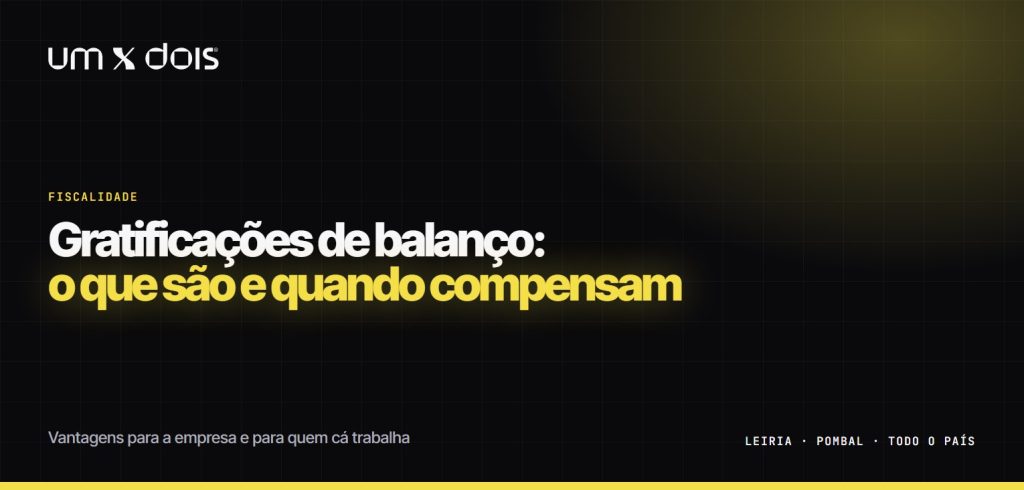 Cartao da Um Vez Dois com o titulo Gratificacoes de balanco: o que sao e quando compensam